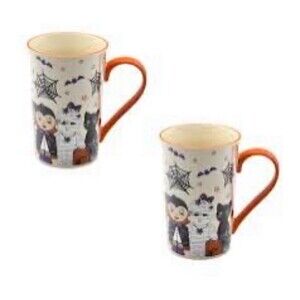 Temp-tations Seasonal Set of (2) 16-oz Bistro Mugs - Boofetti Friends